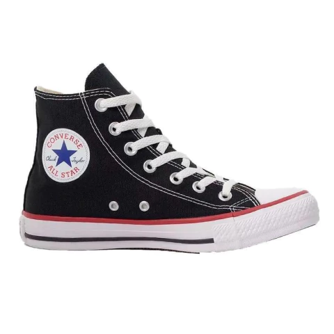 Chuck Taylor All Star Cano Alto Preto - comprar online