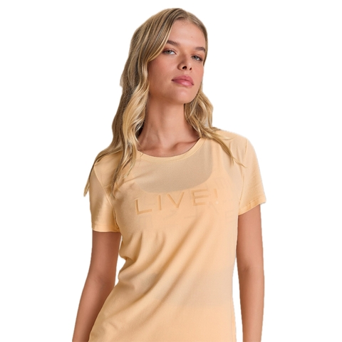 Camiseta LIVE! Comfort - Vanilla