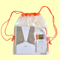 Kit infancia Gatito arco iris (c/mochila)