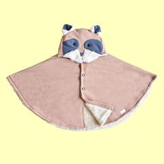 Poncho/capa Mapache