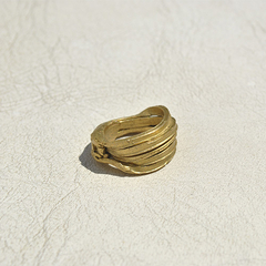 Anillo Seda plano - Bronce - comprar online