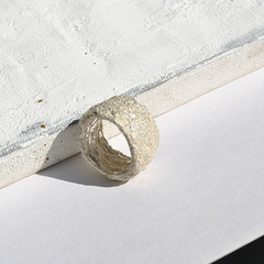 Anillo Arena - Plata 925