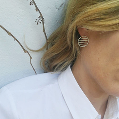 Aros Zissou pasantes - Plata 925 - comprar online