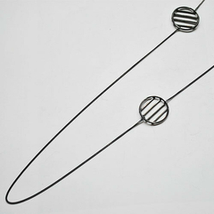 Collar Zissou - Plata ennegrecida - comprar online