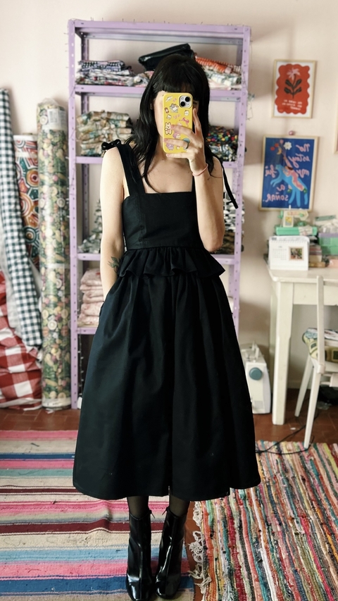 Falda Midi Black