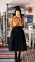 Falda Midi Black - reir enloquecer