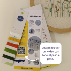 Kit de bordado Margaritas. Colección flores en internet