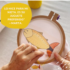 Kit de Bordado Pez Dorado en internet