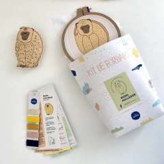 Kit de Bordado Mono Aullador