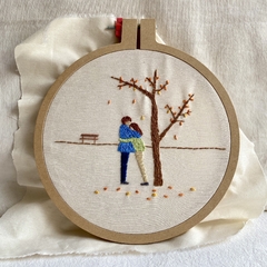 Kit de bordado Abrazo - Tienda Rosaura