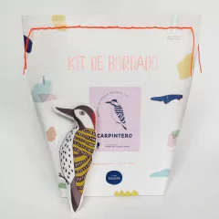 Imagen de Kit de Bordado Pájaro Carpintero