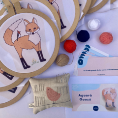 Box Kit 2 (Taller de bordado + creación de muñeco de Aguara Guazú) - tienda online