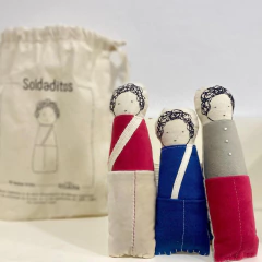 Tres muñequitos Cándido - Tienda Rosaura