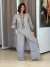 conjunto de lino irregular - comprar online