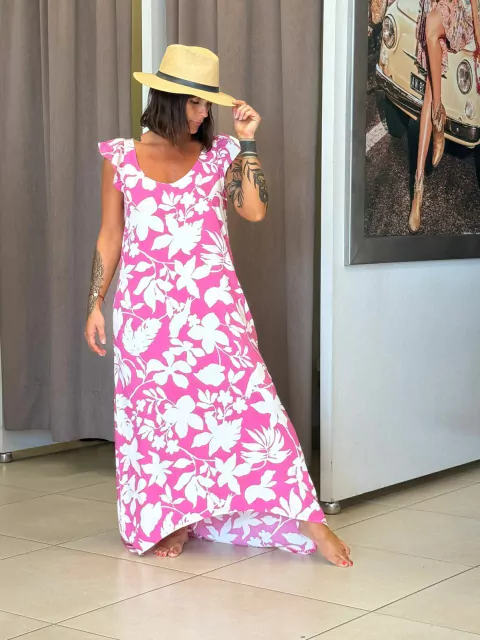 Vestido de algodón nacional flores