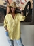 Camisa de lino con detalle en espalda - tienda online