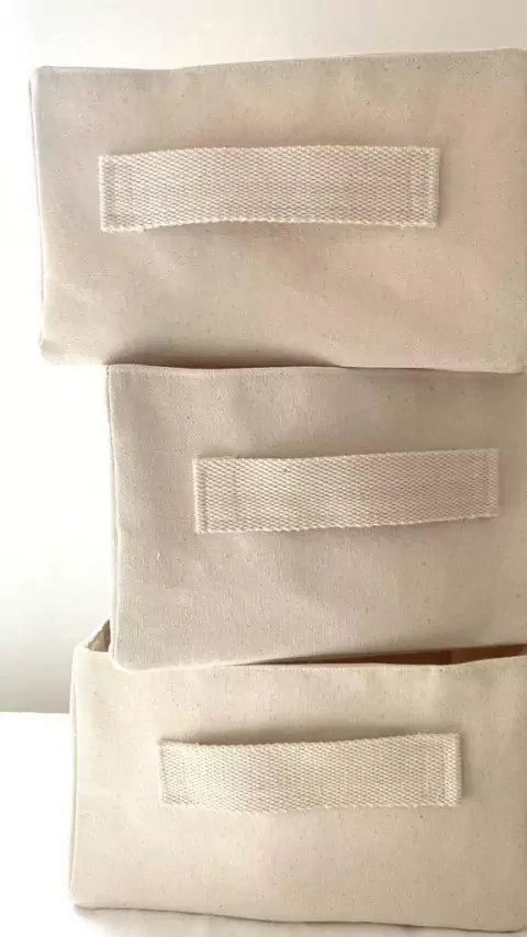 BOX MONTESSORI LISO CON MANIJA ALGODÓN