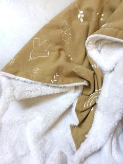 MANTA TUSSOR CON CORDERITO - comprar online