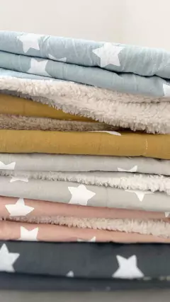 MANTA TUSSOR CON CORDERITO - Demars textiles & stuff