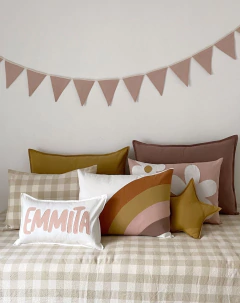 ACOLCHADO CUADRILLÉ ARENA { varias medidas } - Demars textiles & stuff