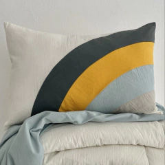 ALMOHADÓN PAZ {con mostaza }