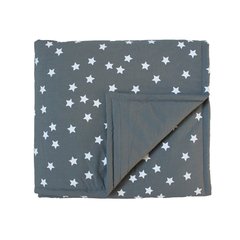 ACOLCHADO GRIS OSCURO CON ESTRELLAS BLANCAS { varias medidas } en internet