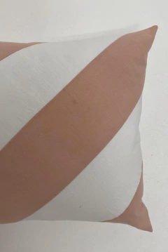 ALMOHADÓN TEO ROSA / CRUDO (outlet) en internet