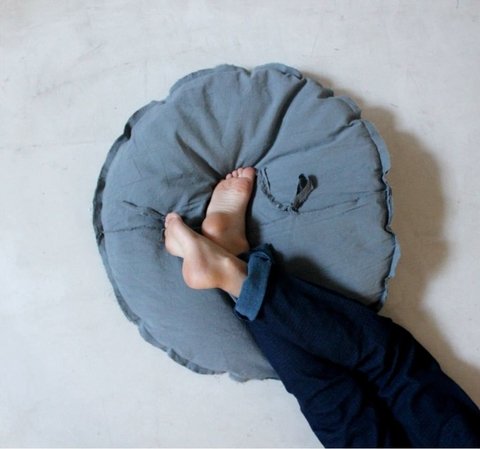ALMOHADON CIRCULAR TUSSOR