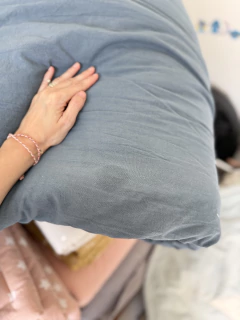 ACOLCHADO LISO PLAZA Y MEDIA - AZUL/CELESTE - OUTLET en internet