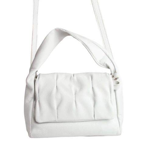 Cartera única de cuero