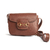 Cartera de cuero con herraje