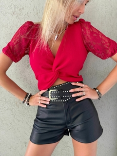 BLUSA EXOTIC ENCAJE - comprar online