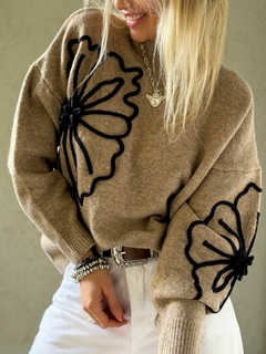 SWEATER SW FLOWER - LAS CHAVAS