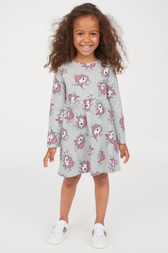 Vestido mangas largas H&M