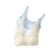 Pack x 3 corpiños lisos bretel ancho (Viscosa) - comprar online