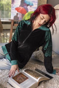 Campera de Plush África Negra - Lo más lindo