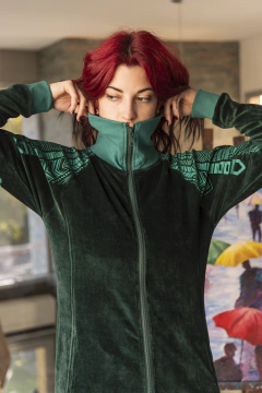 Campera de Plush África Menta