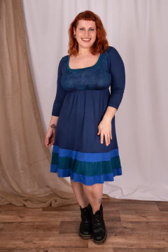 Vestido Bulería azul noche - SEGUNDA SELECCION - Lo más lindo