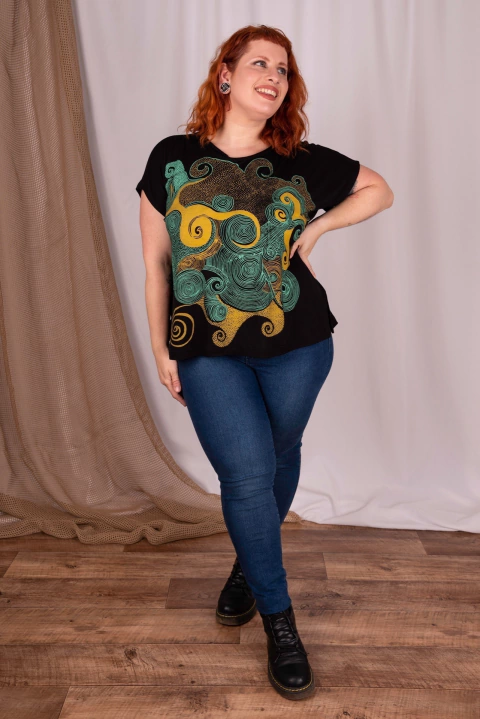 Remeron Cosmos Negro y menta