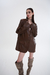 BLAZER OVERSIZE PRADA CHOCO - (PRE-VENTA) - tienda online