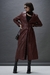 MIUCCA LEATHER TRENCH CHERRY - buy online