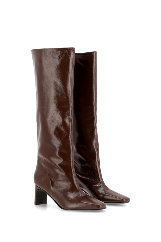 Bota Annie Chocolate Charol thumbnail 2