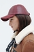 CHERRY LEATHER CAP - comprar online