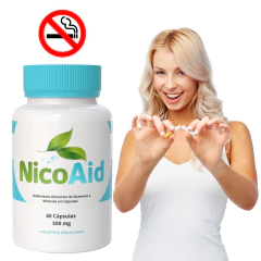 Nicoaid Suplemento Alimentar 60 Cápsulas - Pare De Fumar - comprar online