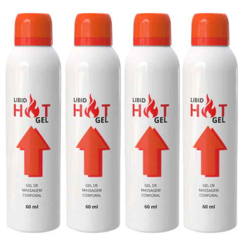 4x Libid Hot Gel 60 ml Potência e Volume - comprar online