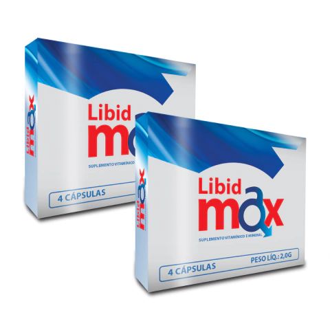 Libidmax Mega Turbo - 4 cápsulas - Compre 2 unidades
