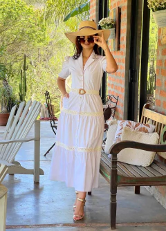 Vestido Ofélia Tricoline - loja online