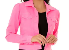 Jaqueta Lívia Rosa Neon na internet