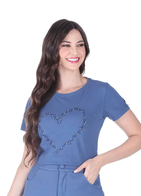 Blusa Marisa Malha Piquet Hapuk - comprar online