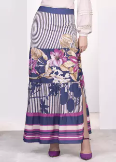 Saia Longa Estampada